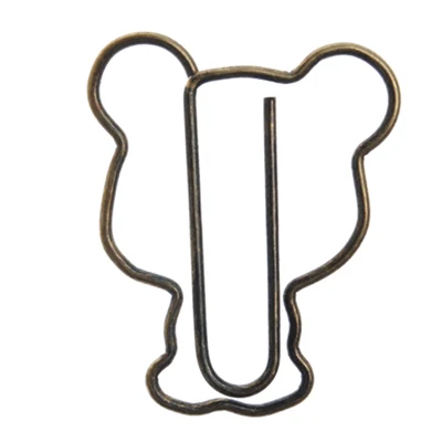 Канцелярские товары Винтажный зажим для животных металлическая Закладка книги