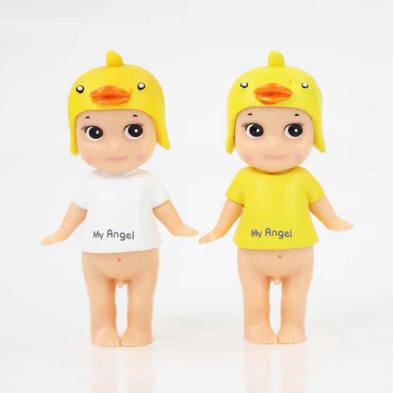 6 шт./лот 7 9 см Sonny Angel kawaii ПВХ фигурку Модель игрушка cos злого ангела утка в стиле