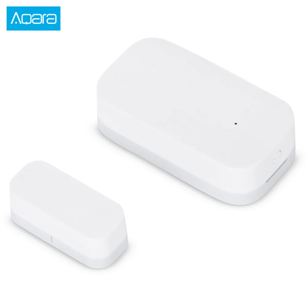Датчик открытия окон и дверей Aqara Zigbee Беспроводной сенсор работает с приложением