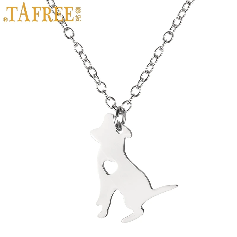 Милые женские и детские ювелирные изделия TAFREE Бигль ожерелье чокер из
