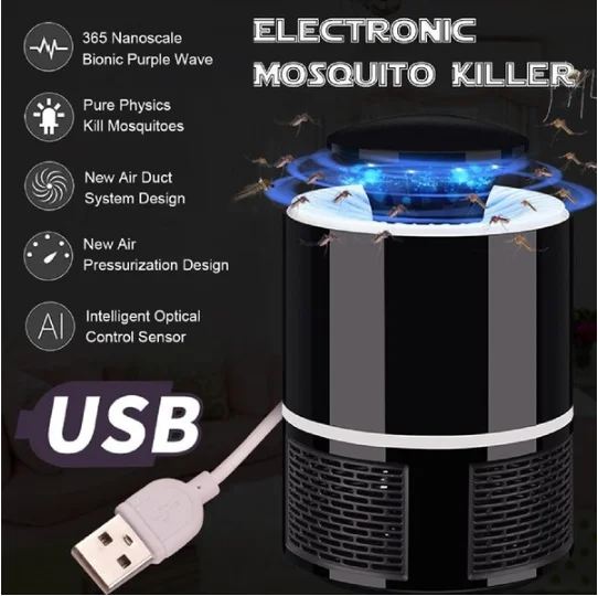 Электронный USB зарядное устройство москитная убийца лампа анти-комаров муха ингалятор насекомых светильник