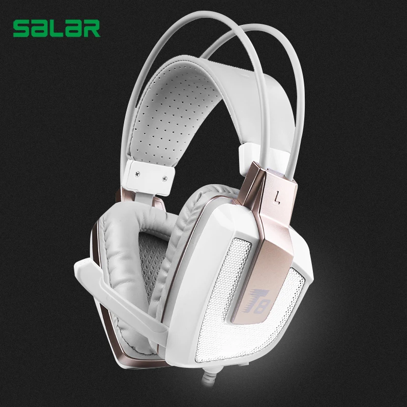Salar T8 Professional Игровые наушники вибрационная гарнитура с микрофоном стерео Бас