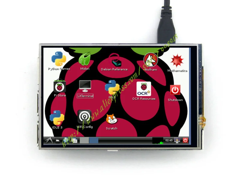 4 дюймовый сенсорный экран TFT lcd предназначен для Raspberry Pi 3B/2B/B