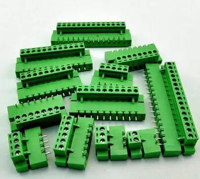 Клеммная вилка ht5.08 10 комплектов коннектор шаг 5 08 мм клеммные блоки pcb под прямым