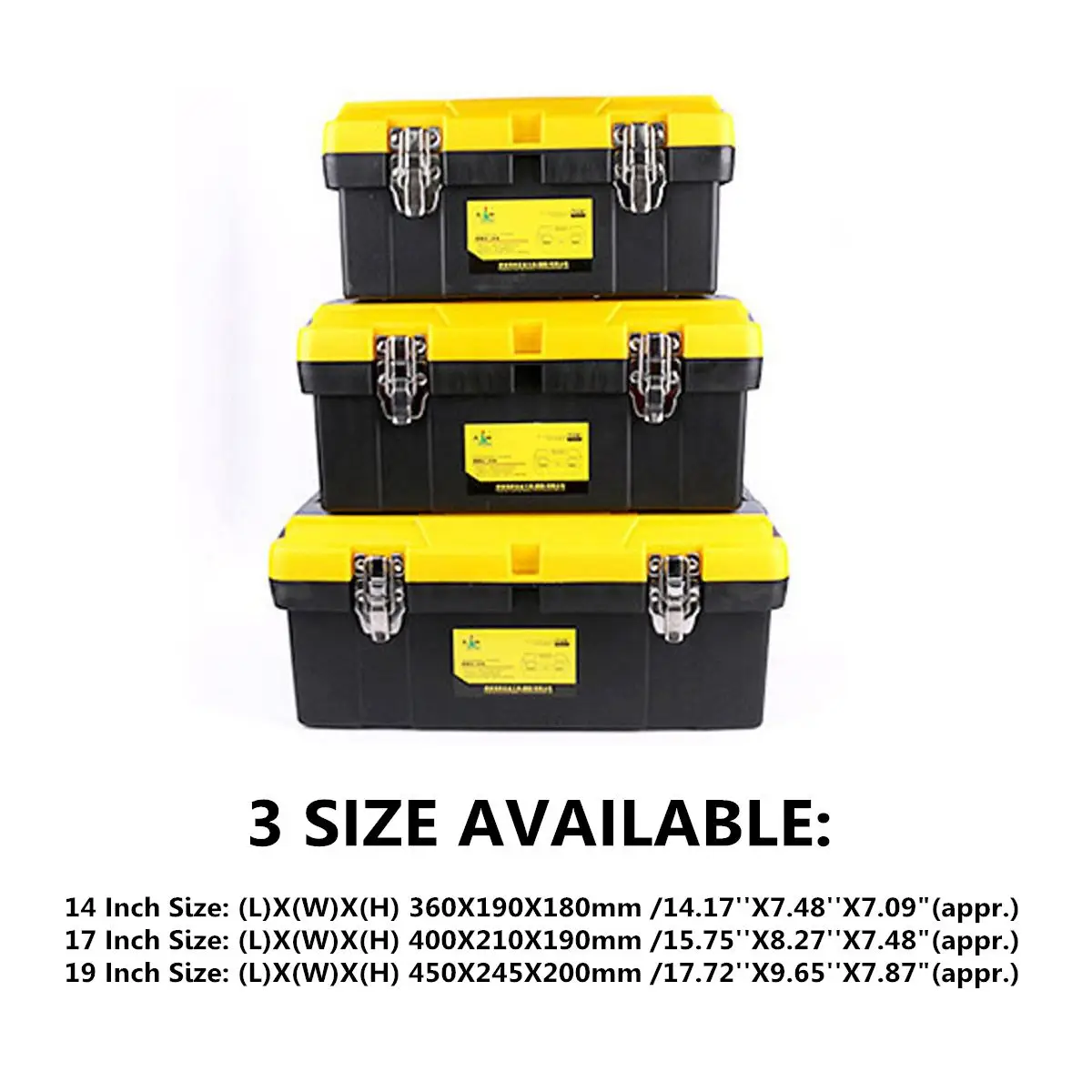 14/17/19 дюймов Пластик комод ювелирных хранения Организатор portabletoolbox инструмент Чехол держатель Контейнер ручкой лоток отсек Наборы