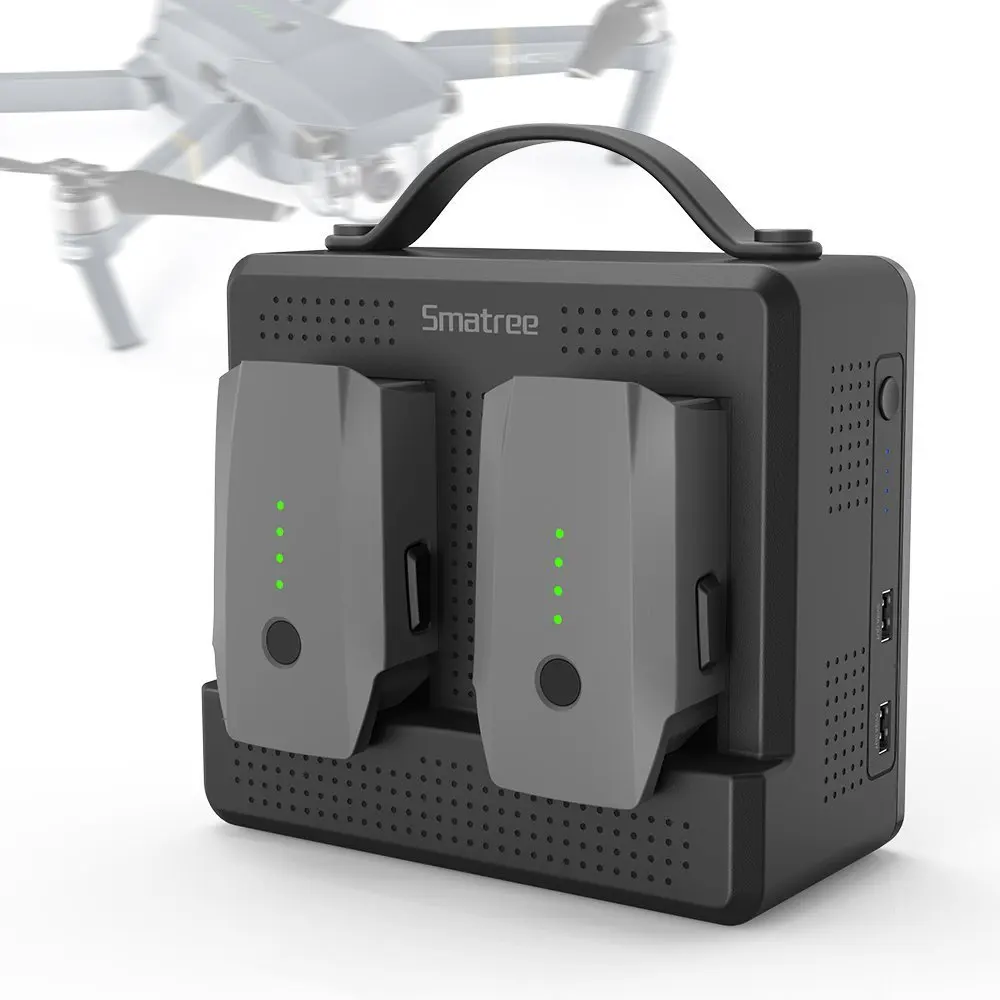 Smatree зарядное устройство Быстрая зарядка для DJI Mavic Pro Портативный Платиновый