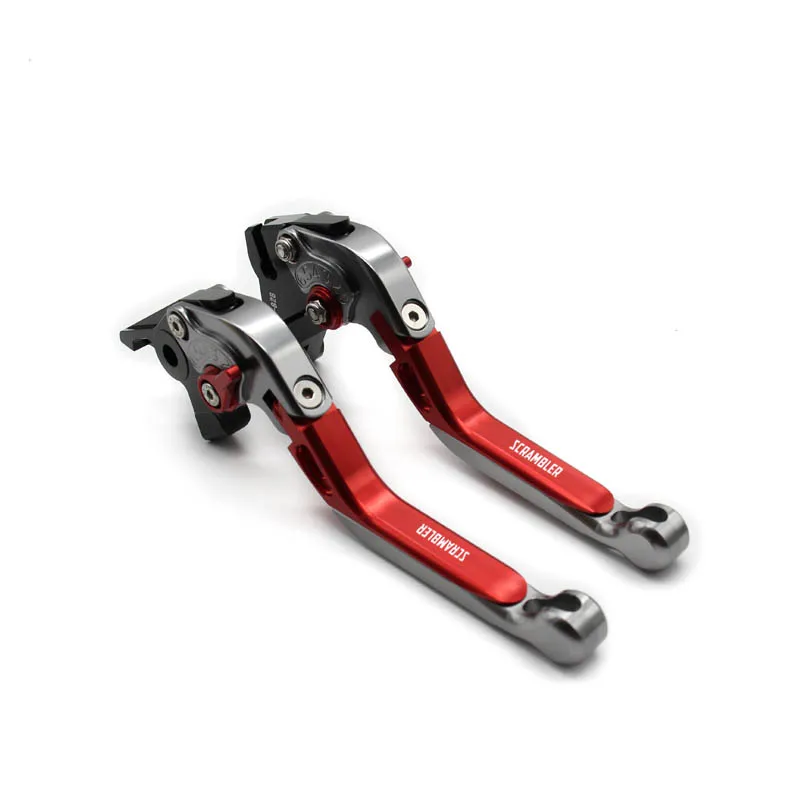 16 color New Laser Logo For Ducati Scrambler Cafe Racer 2017 CNC Folding Extendable Motorcycle Brake Clutch Levers | Автомобили и