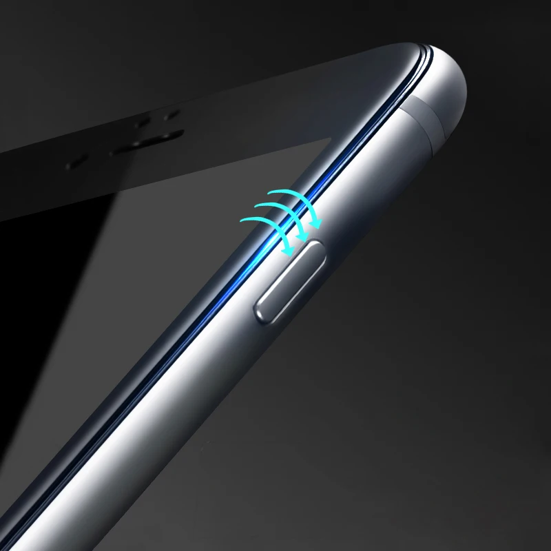Закаленное стекло Suntaiho для iPhone XR XsMax 6 s мягкое 3D изогнутое полное покрытие