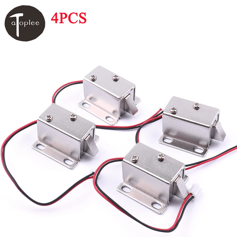 4 шт. DC12V/0.43A шкаф двери электрический замок в сборе соленоид Высокое качество