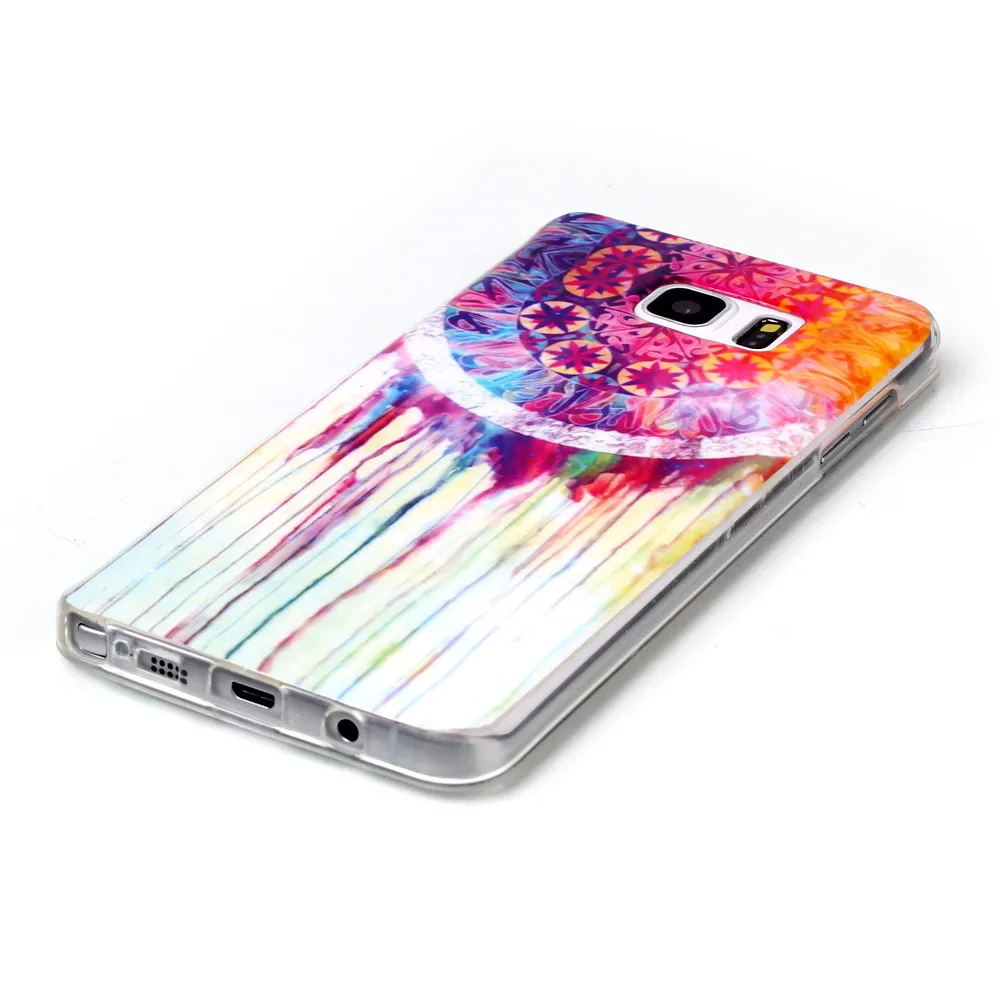 Qiaogle ТПУ Case-F032/Dream Catcher + плавающей ленты-для Samsung Galaxy Note 5 Силиконовый Чехол |