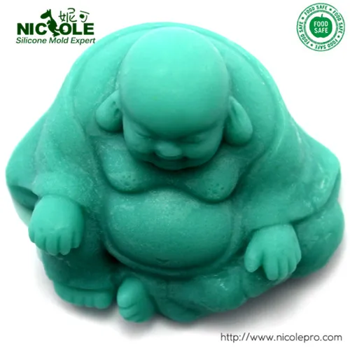 3D форма Nicole Buddha для резьбы в виде соли силиконовая мыла|soap moulds|silicone soap mouldsclay mold |