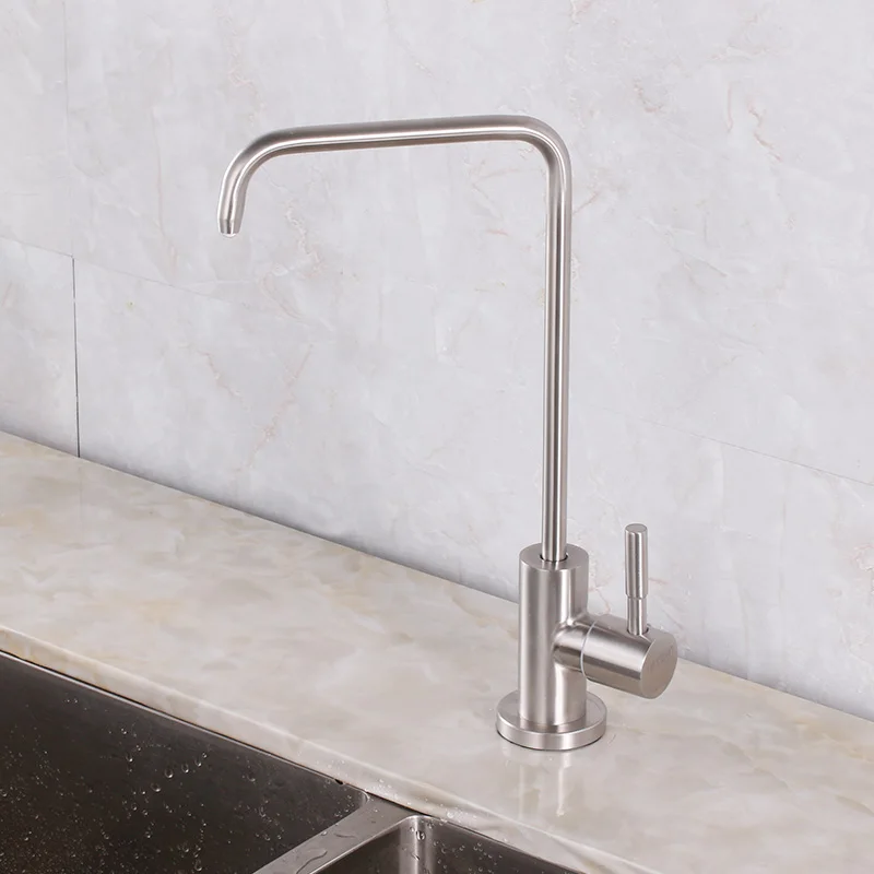 304 stainless steel kitchen pure water drinking tap brushed surface | Обустройство дома