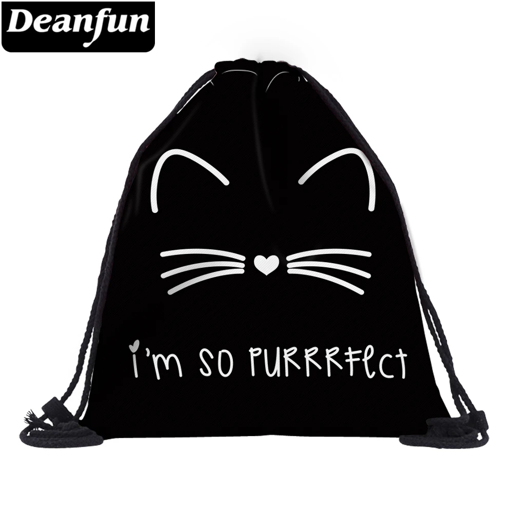 Женский дорожный 3d чехол с рисунком кошки Deanfun 60134|Мешки кулиской| |
