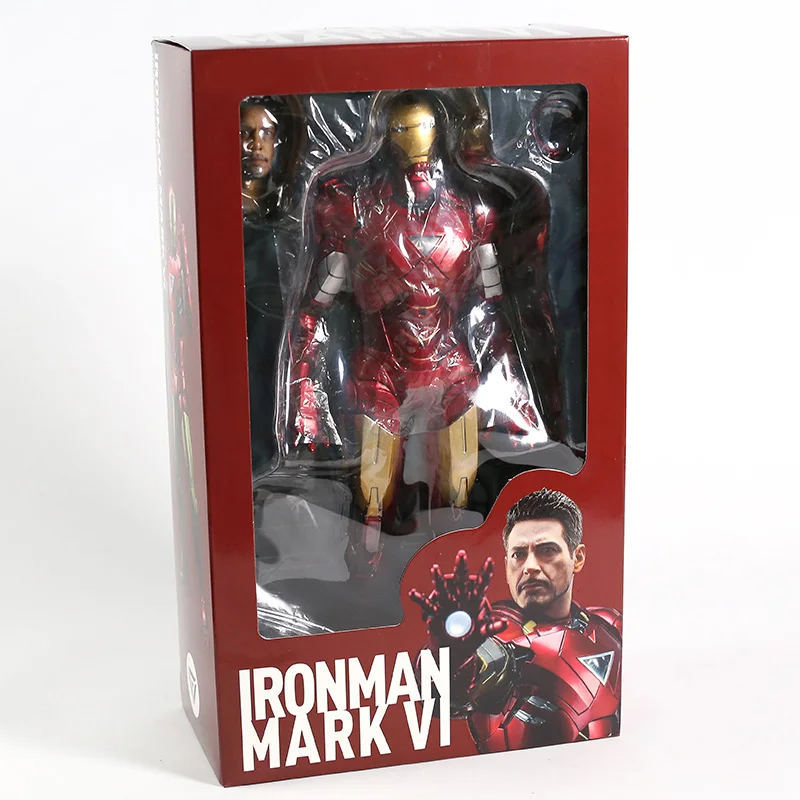 Avengers Infinity War Ironman Mark 171 MMS HC 1/6 Action Figure Iron Man Anime Toys for Children Figure Collector with LED Light
