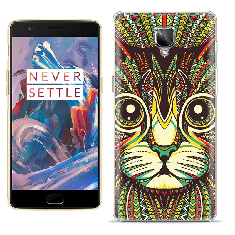 Чехол для телефона LULUMI Vintage Bohemia из TPU с обратной крышкой и ковриком для Oneplus 3 Case oneplus 3T 5.5inch Wild Leopard Grain Capa on.