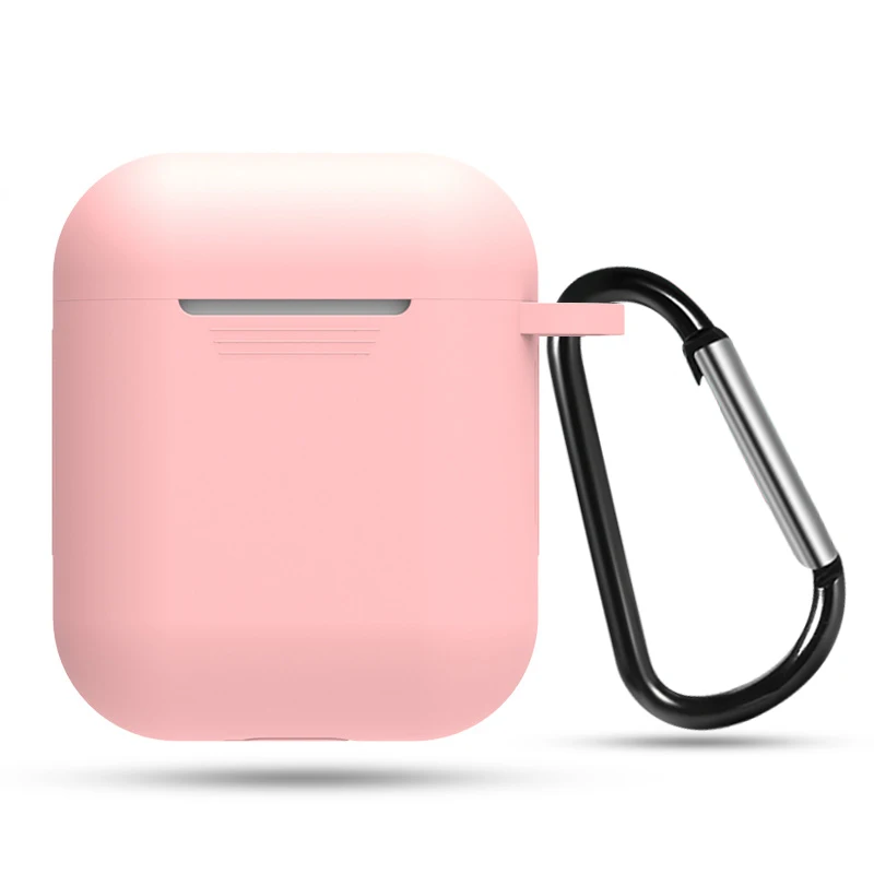 Мягкий силиконовый чехол для Apple Airpods Противоударная крышка наушников аксессуары