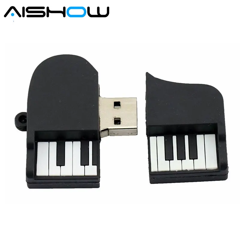 Силиконовый флэш накопитель usb 2 0 в виде пианино 4/8/16/32/64 ГБ|u disk|2.0 flash driveflash drive pen |