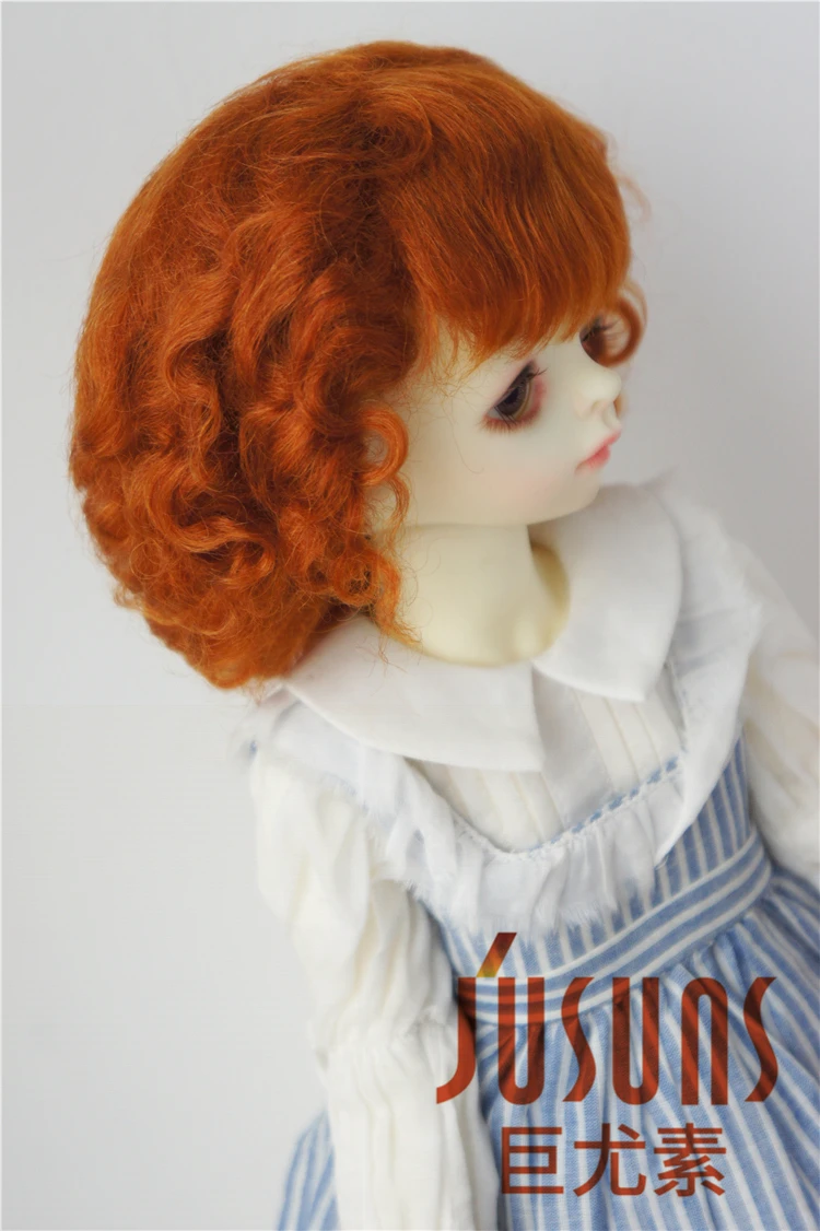 JD012 модные мягкие мохер BJD кукольные Парики Красивый мохеровый парик 9-10 дюймов кукольные парики кукольные аксессуары