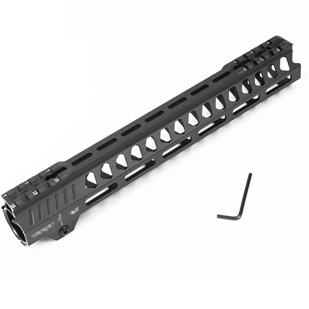 Тактический 12 дюймов поплавок Keymod Handguard Пикатинни квадратный рот для AR серии Тип оружия для охоты