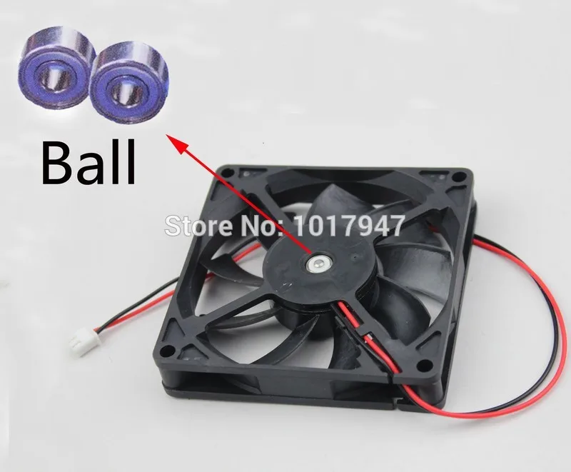 1 шт. Gdstime DC 24 В 2Pin 80 мм 8 см 80x80x15 шариковый Бесщеточный Охлаждающий вентилятор |