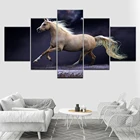 Лошадь Pentium бегущая лошадь 5 шт. HD обои искусство печать на холсте современный плакат модульная живопись для гостиной домашний декор
