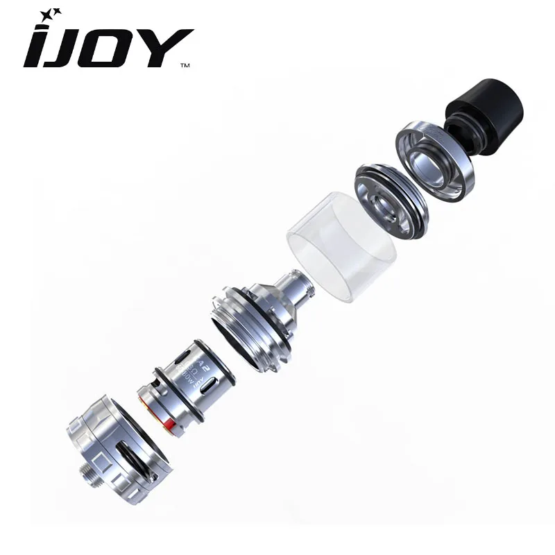 Оригинальный атомайзер IJOY Captain sub ohm 4 мл для электронных сигарет вейп с катушкой