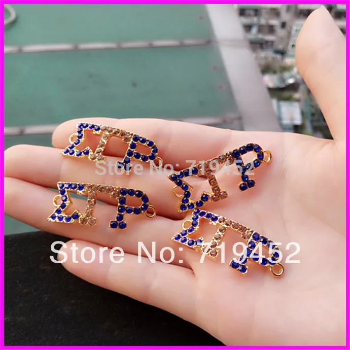 Бесплатная доставка! 30 шт золотого цвета браслет разъем Общество Союза греческая