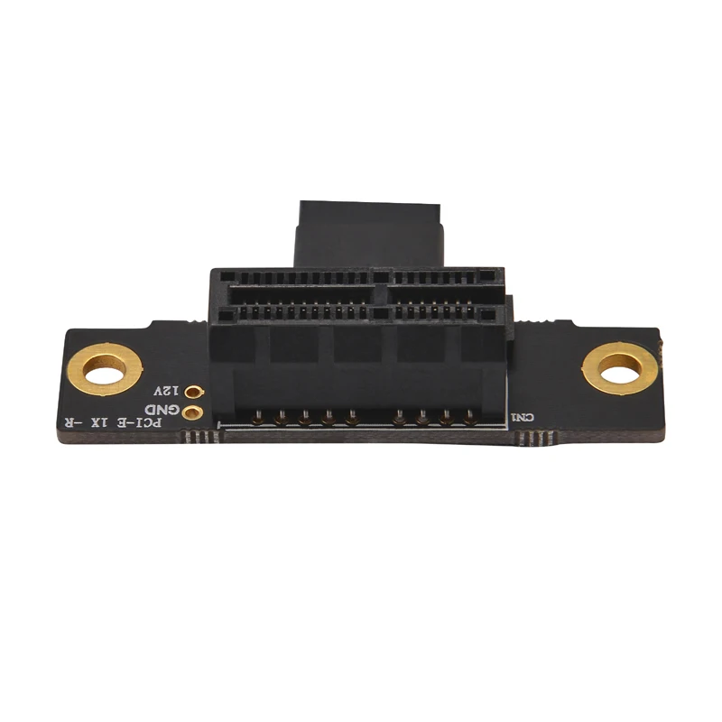 Удлинительный кабель PCIe 3 0x1 to x1 с левым углом высокоскоростной PCI Express 1x для защиты