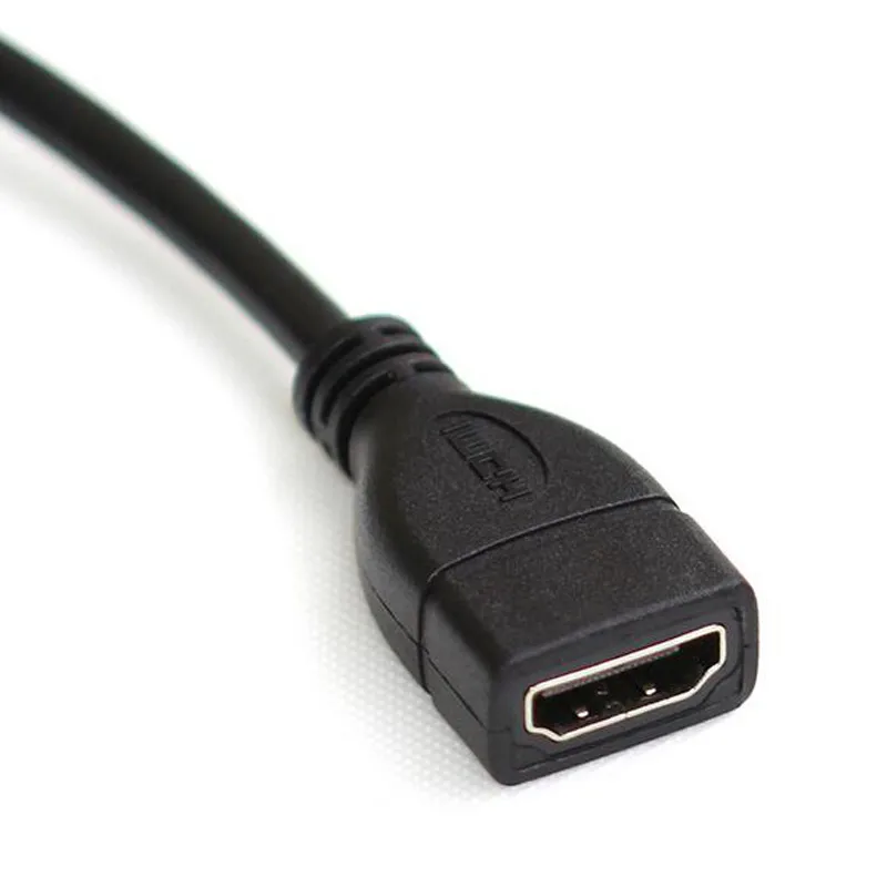 Стандартный 1080 P мини HDMI к HDMI кабель штекер к женскому конвертеру адаптер M-F Удлинительный переходник Кабель
