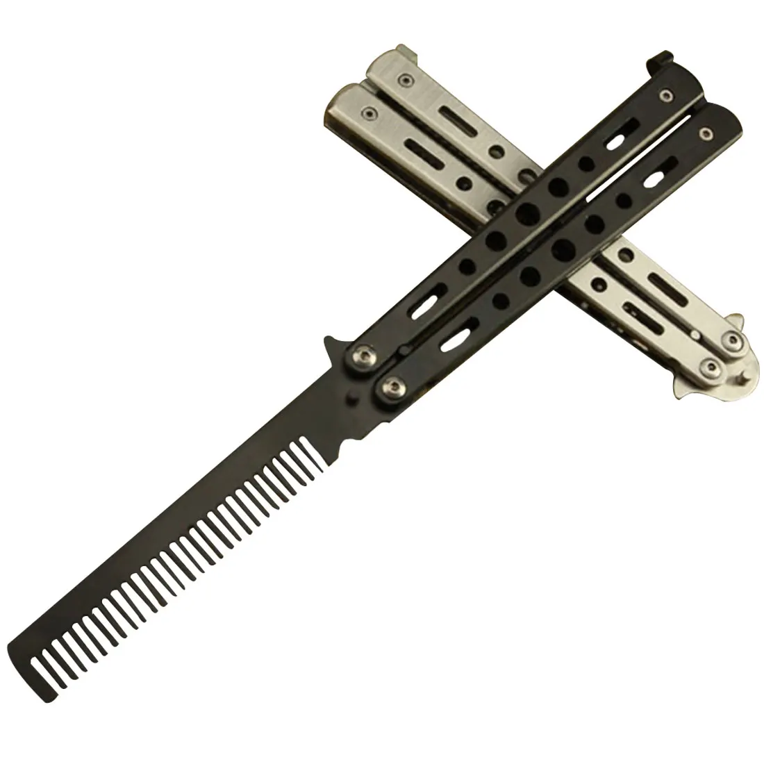 Складной нож из нержавеющей стали для Balisong, тренировочный нож с тупым лезвием в стиле бабочки
