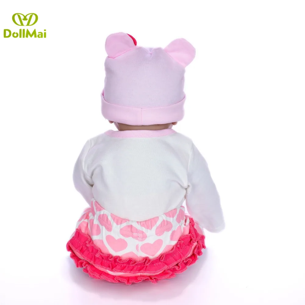 Bebes reborn силиконовые куклы 22 "55 см реальный ребенок Новорожденные игрушки для