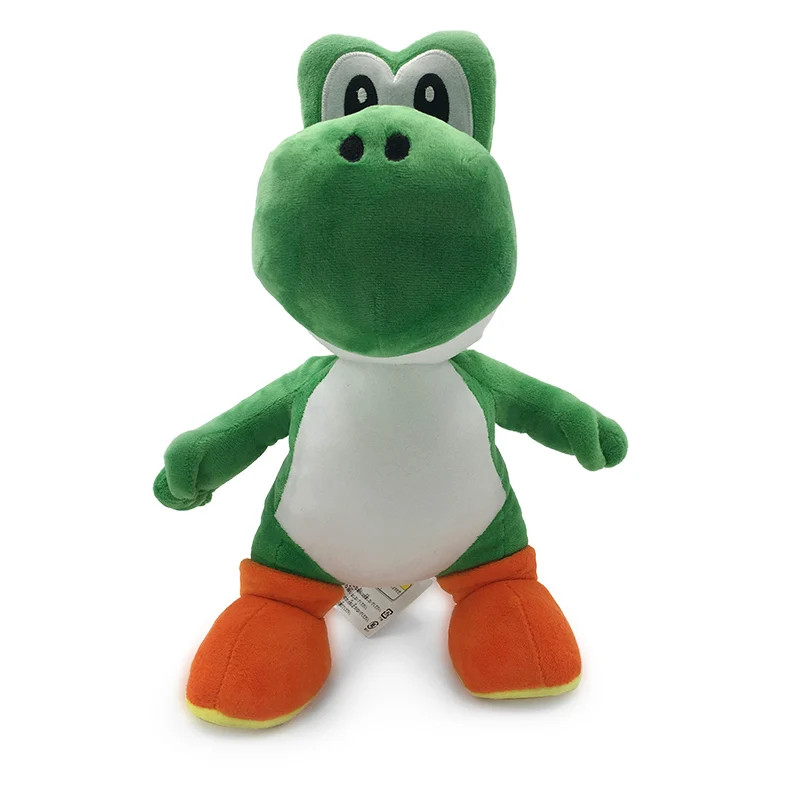 34cm Gree Yoshi Super Mario 3 вида стилей Bros Марио Йоши Луиджи плюшевая фигурка Коллекционная модель Peluche Toy 34-41 см - Цвет: 34cm Gree Yoshi