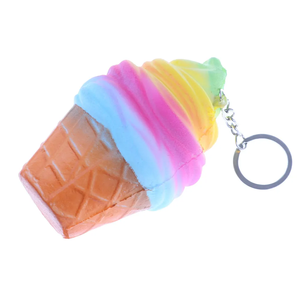 Jumbo декомпрессионные игрушки Squishies Радужное Мороженое Супер медленное