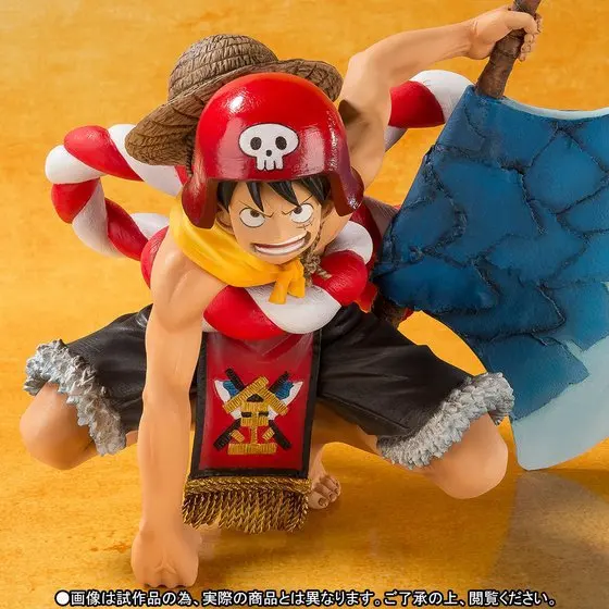 Аниме one piece фигурка Луффи Классическая драка рамка ПВХ Фигурки Коллекция детская