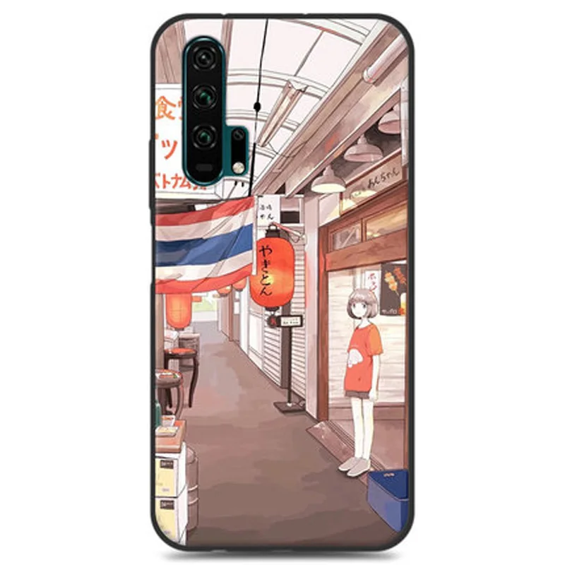 Чехол бампер для Huawei Honor 20 Pro мягкий силиконовый чехол из ТПУ телефона 20Pro задние