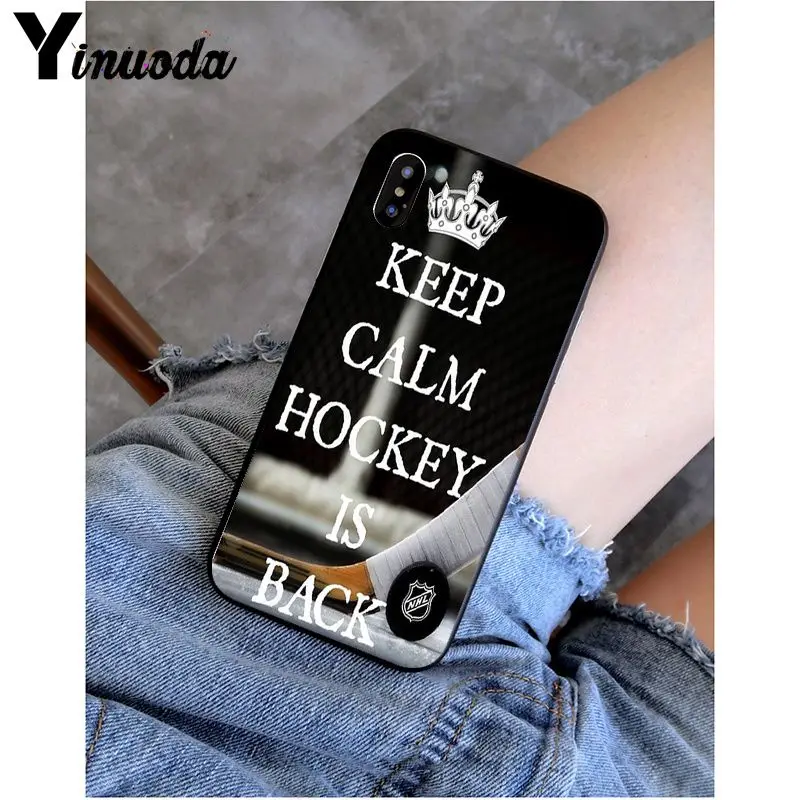 Yinuoda хоккейный каток на заказ фото мягкий чехол для телефона для iPhone 6S 6plus 7plus 8 8Plus X Xs MAX 5 5S XR