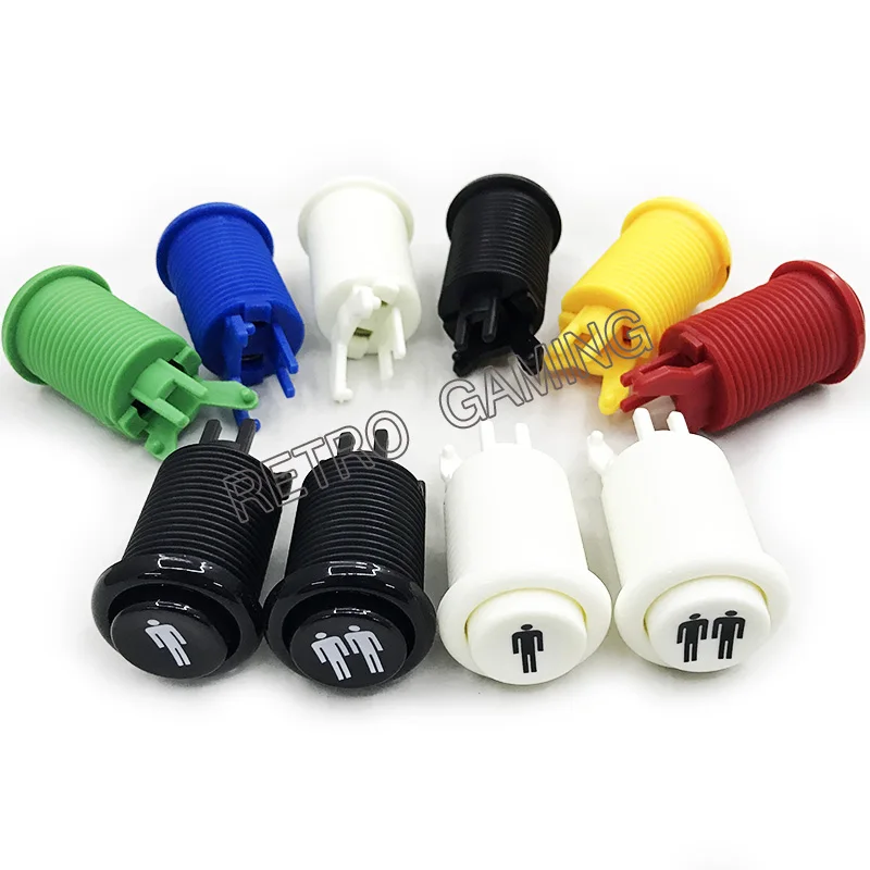 

DIY 2 players arcade kit with zippy joystick/happ joystick/Spain joystick buttons USB Encoder for Mame USB arcade game contoller