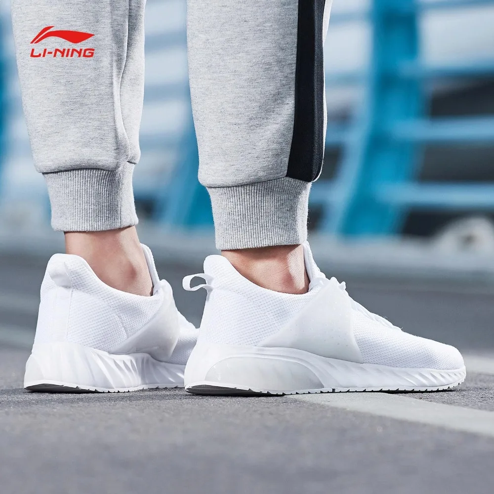 Мужская классическая прогулочная обувь Li Ning удобные дышащие кроссовки с гелевой