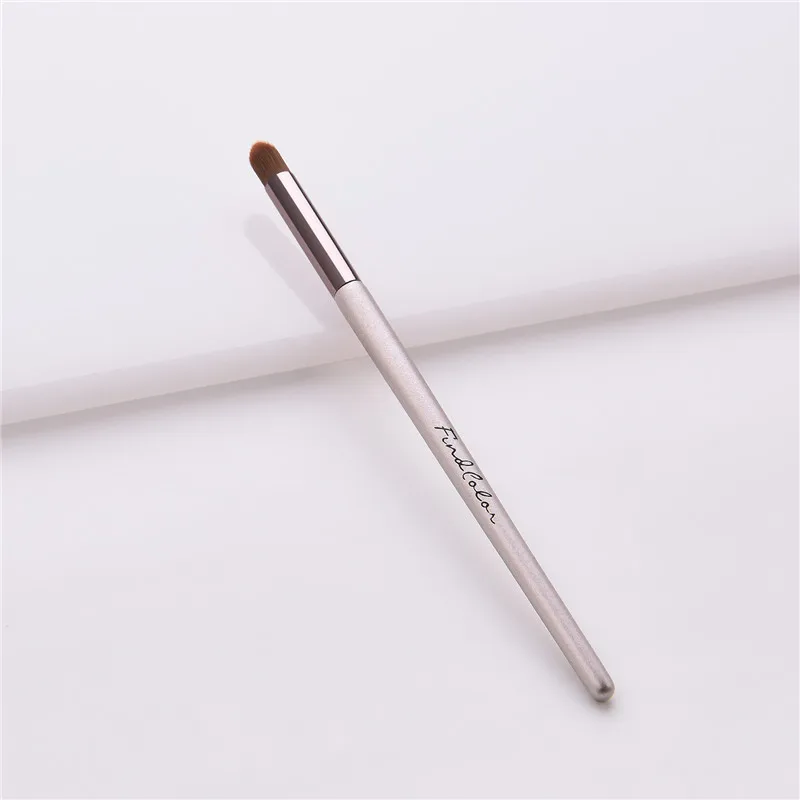 1 Pcs Makeup Brush Pro Beauty Facial Tool Foundation Concealer Flat Oblique/Flame Double Head Cosmetic Brushes | Красота и здоровье