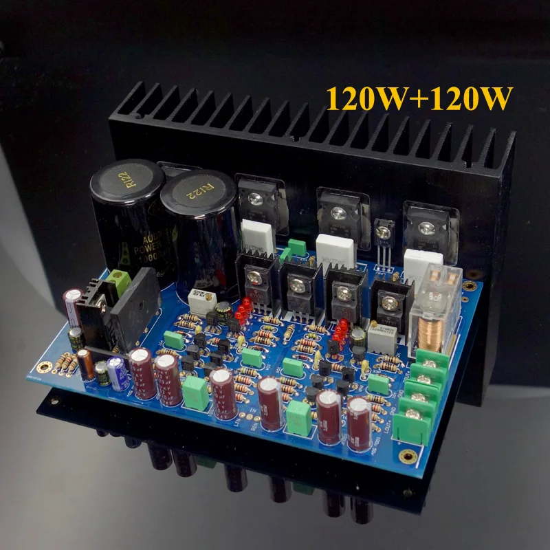 HiFi A3 полностью симметричный двойной дифференциальный FET усилитель мощности плата UPC1237 схема защиты за пределами LM3886