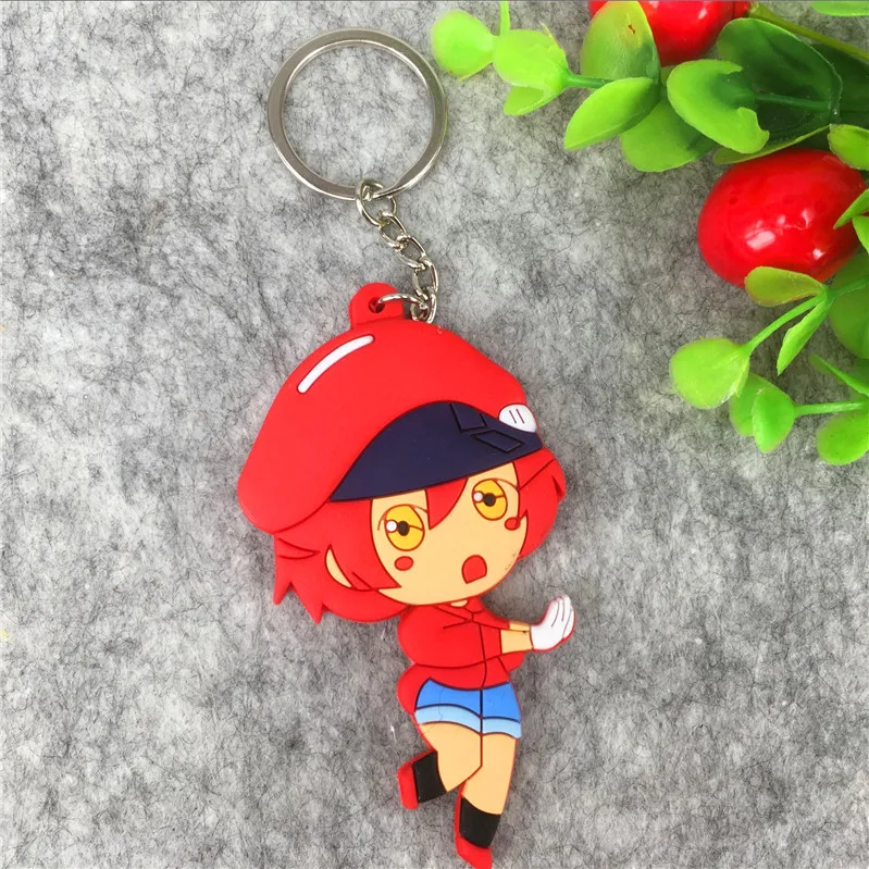 Аниме клетки на работе Hataraku Saibou тромбоцитарный убийца T клетка ПВХ двусторонний