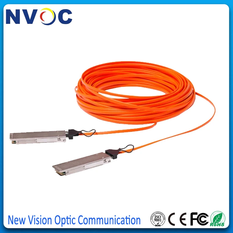 2 шт./лот 10 м (33 фута) Gigamon CBL-410 совместимый 40G QSFP + AOC 50/125 OM2 активный оптический