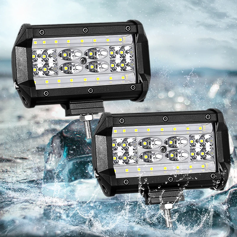 Для Jeep Truck Рабочая лампа 5 &quotдюймов 28LED 12V 84W точечная Светодиодная рабочая Бар