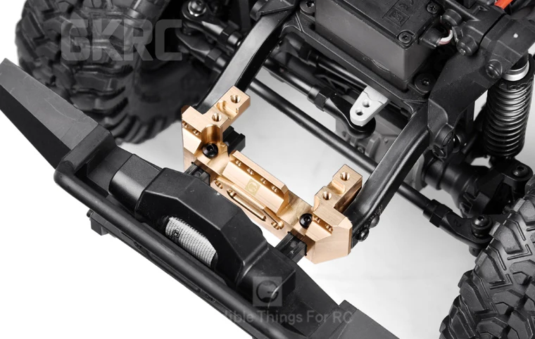 RC автомобиль Передняя передача медный кронштейн для TRX4 1/10 RC автомобиль T4 G2 рулевой механизм монтажный бампер база луч запчасти