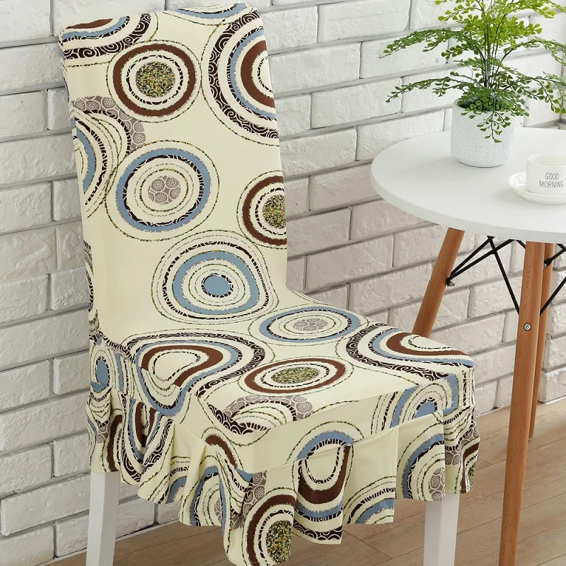 Monily Flower съемный эластичный спандекс Чехол для стула юбка протектор чехол сиденья