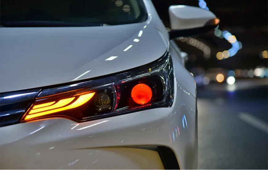 Автомобильный Стайлинг для Corolla головной светильник 2017 2018 2019 год altis бампер