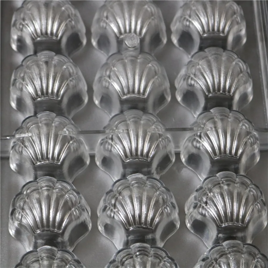 Поликарбонатные формы для шоколада 24 полости в форме ракушки|polycarbonate mold|polycarbonate