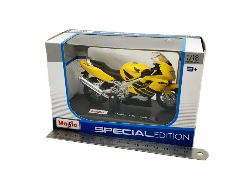 Модель мотоцикла Maisto 1:18 Honda CBR600F4 Игрушечная модель под давлением новая в коробке |