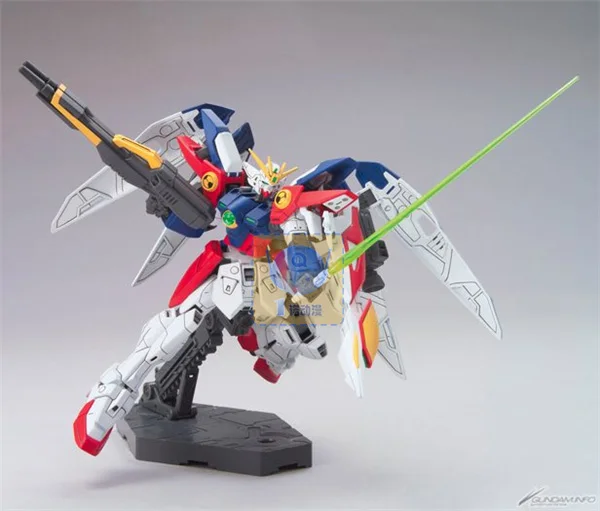 Оригинальный телефон Gundam HG 1/144 модель XXXG 00W0 WING GUNDAM ZERO Mobile Suit детские