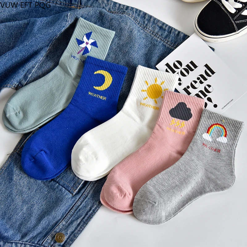 Girl Net red female socks INS trend street hip hop socks cotton sweat comfortable